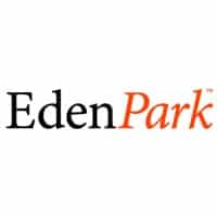 "Eden Park logo with 'Eden' in black and 'Park' in orange text."