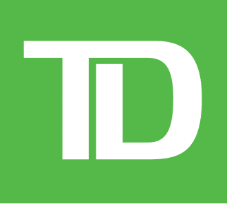 Green square with white "TD" letters, representing a financial institution's logo.