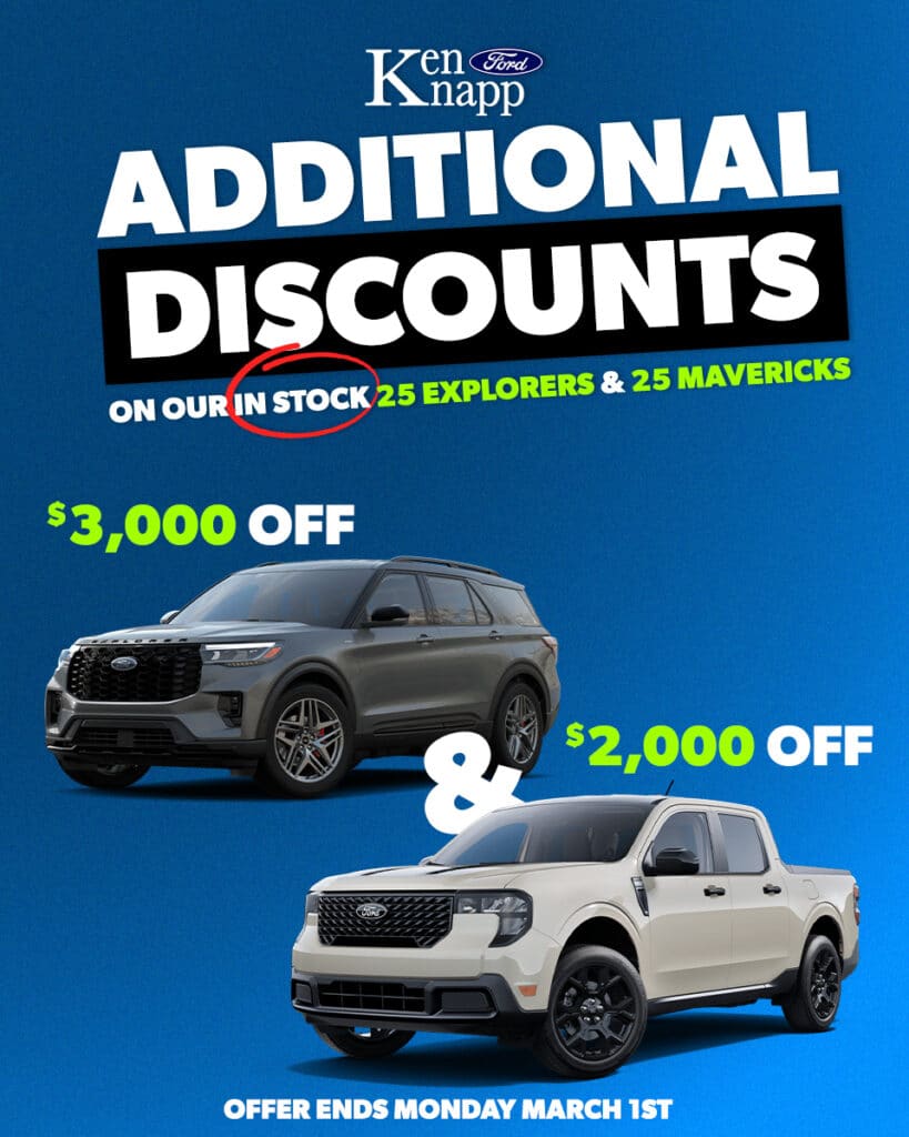 Limited-Time Additional Discounts on In-Stock 2025 Explorers & Mavericks